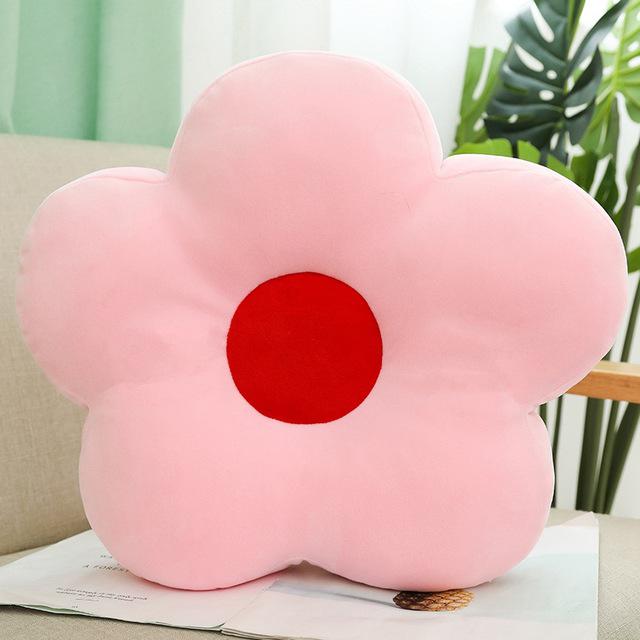 Lovely Fresh Colorful Flower Plush Pillow
